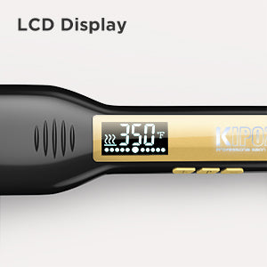 KIPOZI LuxeControl Titanium Styler – Straighten, Curl & Shine with Salon Precision