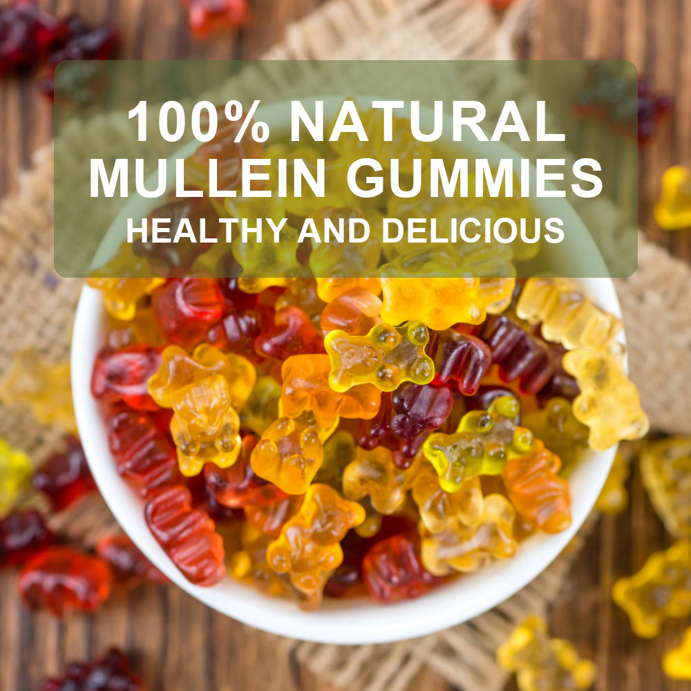 EmpowerEase Mullein Leaf Gummies – Extra Strength Lung Cleanse & Respiratory Support