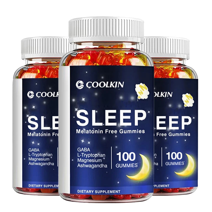 Coolkin Melatonin Sleep Gummies – Relaxation, Restful Sleep & Morning Energy (100 Count)