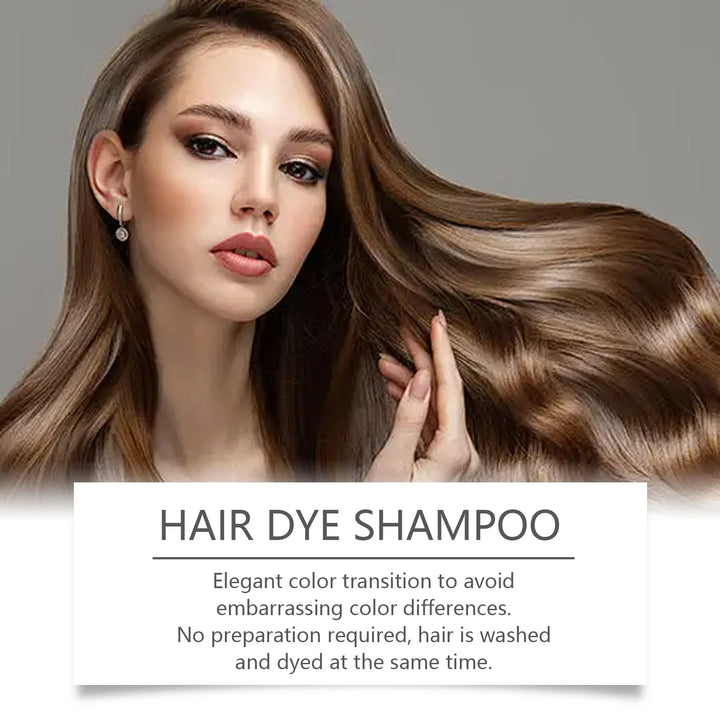 Eelhoe Instant Herbal Hair Color Shampoo – Gray Coverage & Lasting Shine (100ml)