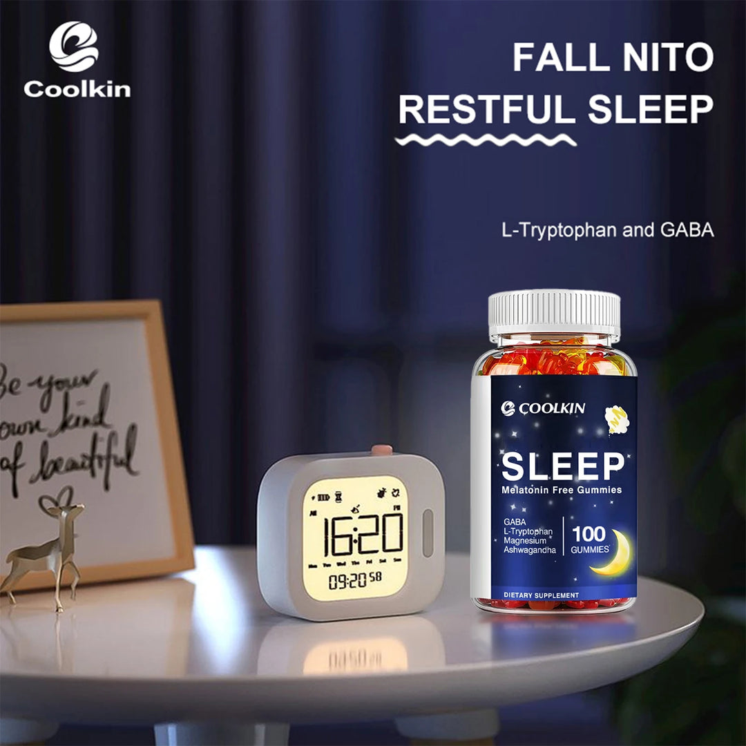 Coolkin Melatonin Sleep Gummies – Relaxation, Restful Sleep & Morning Energy (100 Count)