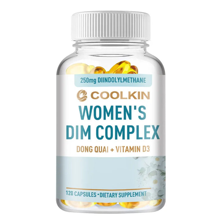 DIM Supplements for Women – Hormone Balance, Estrogen Metabolism, Menopause Support & Antioxidant | 120 Capsules