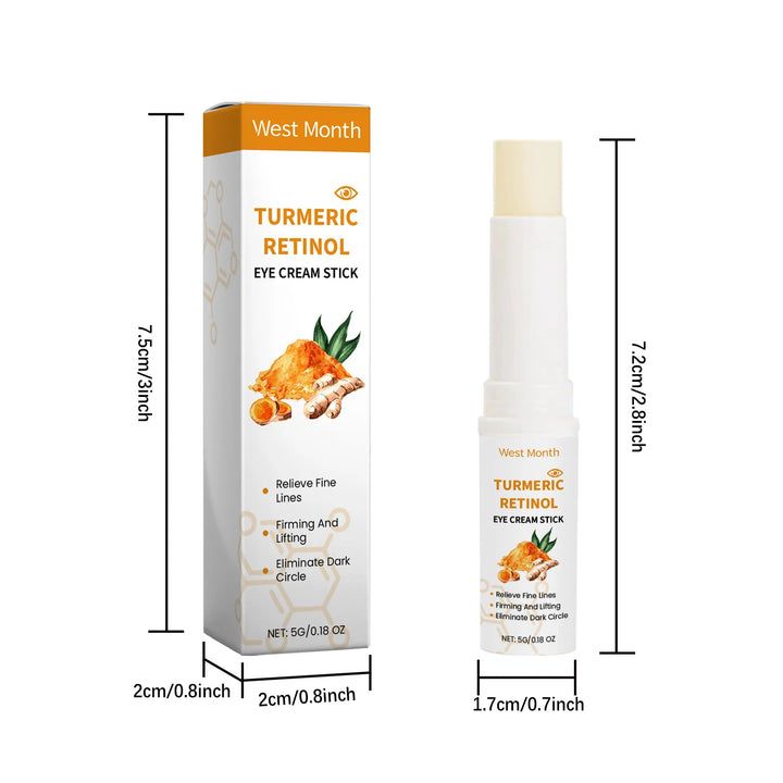 EmpowerEase Turmeric Retinol Eye Cream Stick – Brighten, Firm & De-Puff