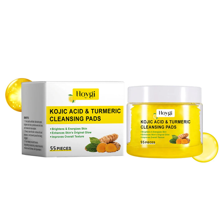 Glow Revival Turmeric Cleansing Pads – Exfoliate, Smooth & Refine (55 Pads)
