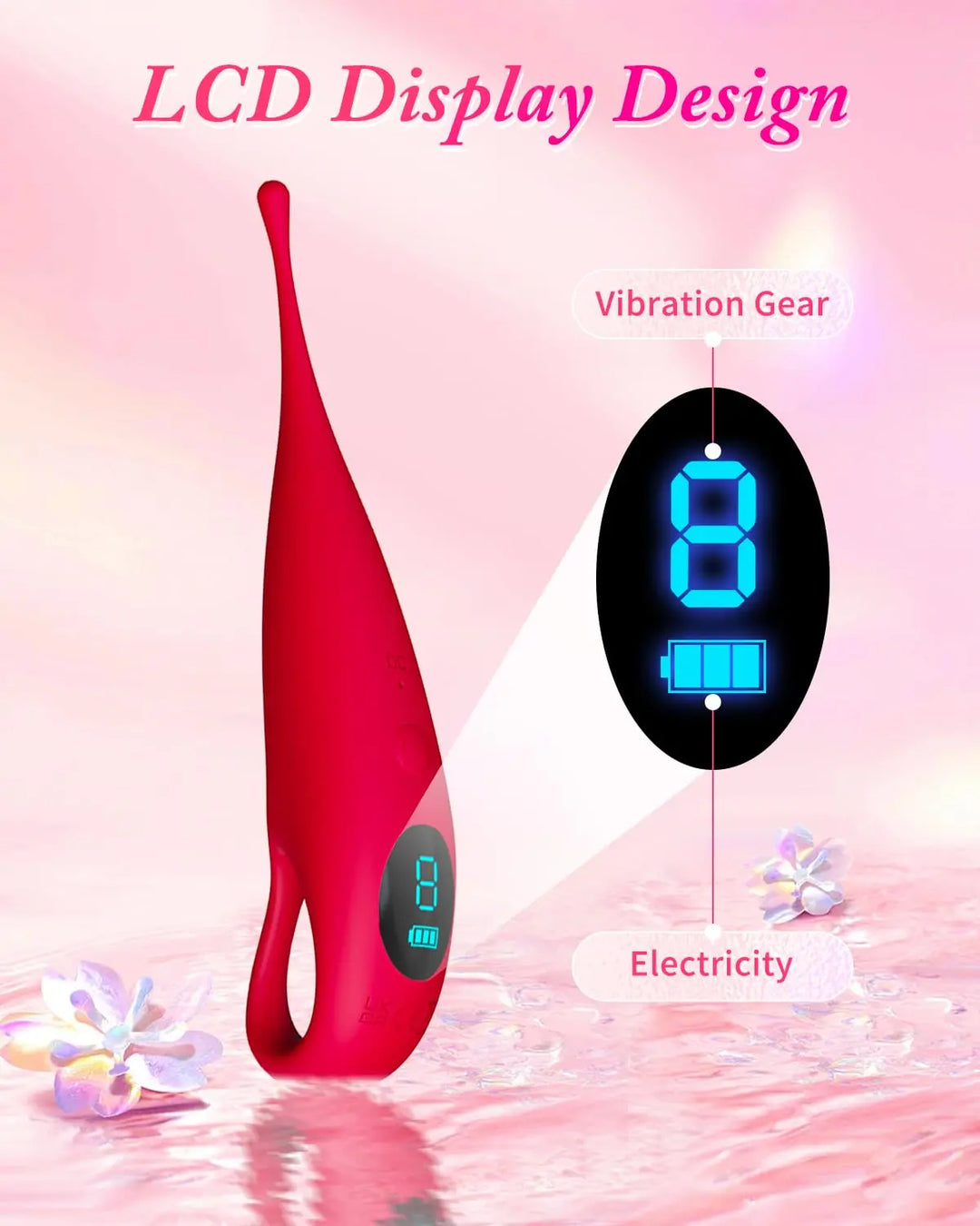 Clitoral Vibrator for Women – Precision Nipple Stimulator & Couples Intimacy Toy, Adjustable High-Frequency Vibrations, Discreet & Travel-Friendly