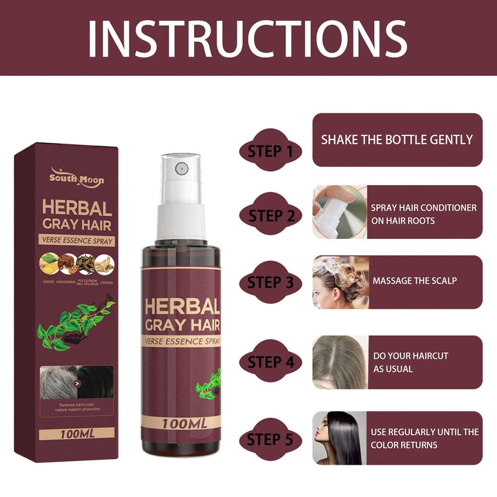 100ml Hair Darkening Herbal Spray