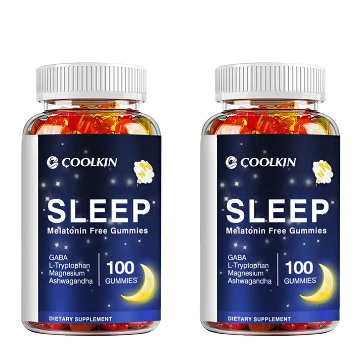 Coolkin Melatonin Sleep Gummies – Relaxation, Restful Sleep & Morning Energy (100 Count)