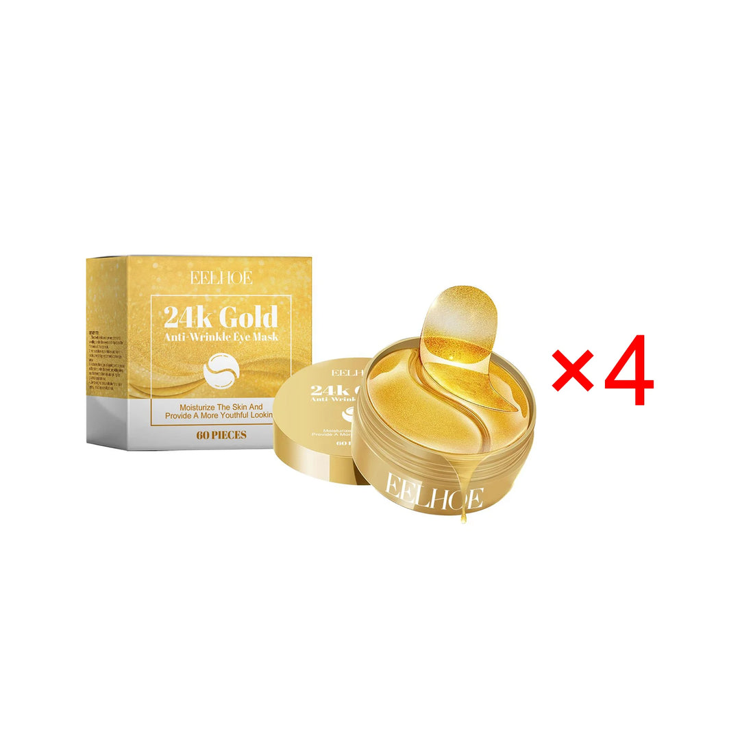 EmpowerEase 24K Gold Anti-Wrinkle Eye Mask – Brighten, Lift & Hydrate