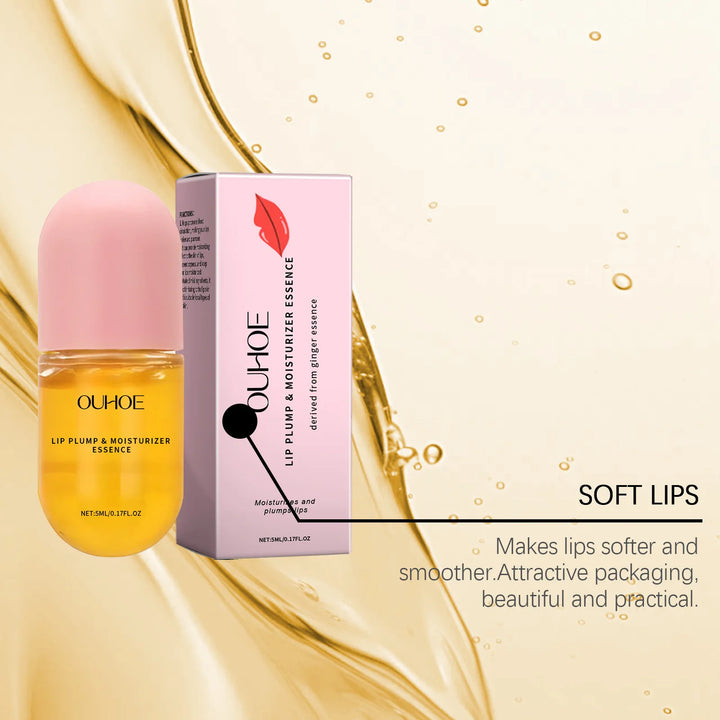 Ouhoe Luxe Lip Plumper Oil – Instant Volume & Hydrating Lip Essence (5ml)