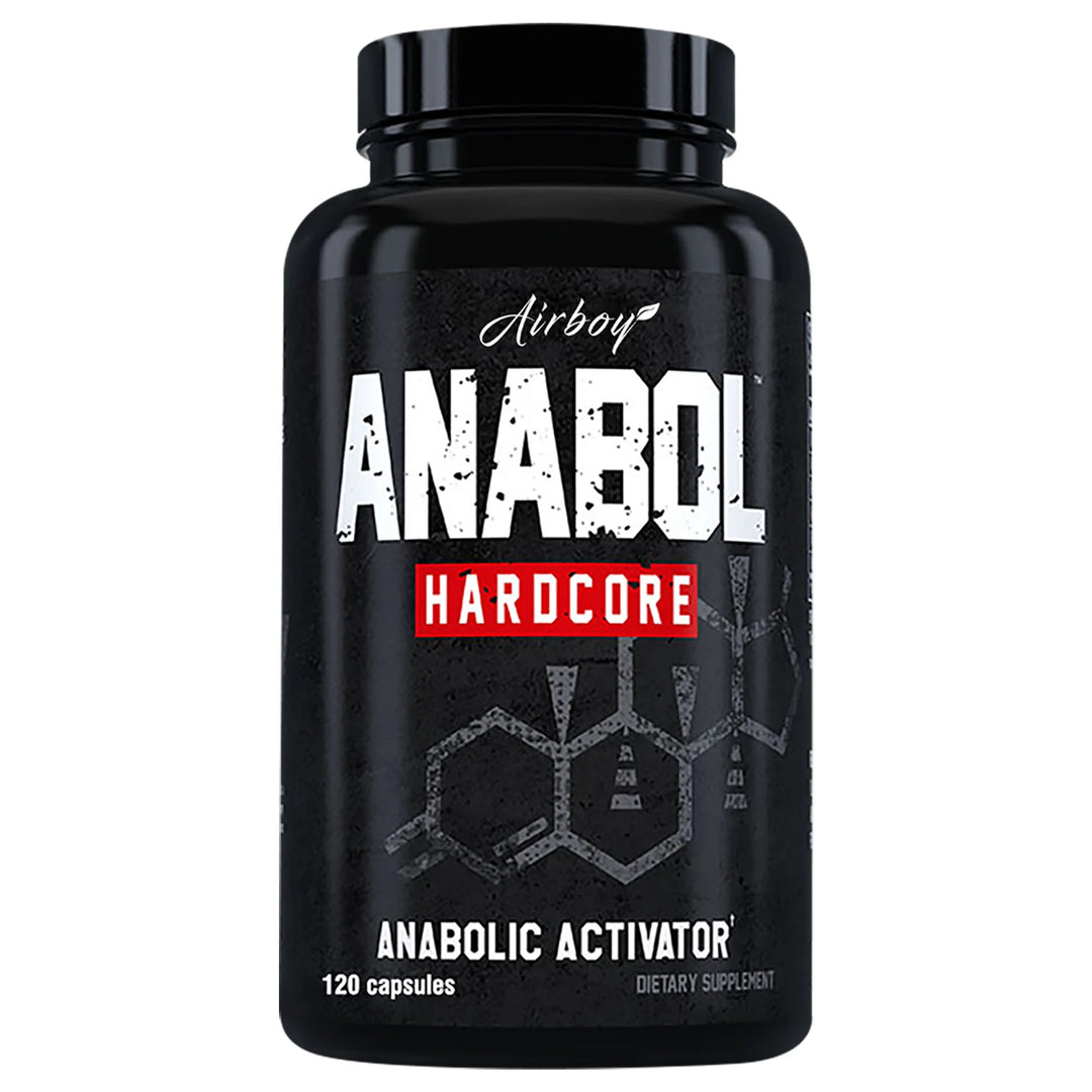 Anabol Hardcore Muscle Growth Supplement – Strength & Lean Mass Support, 120 Capsules
