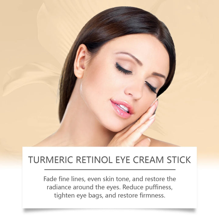 EmpowerEase Turmeric Retinol Eye Cream Stick – Brighten, Firm & De-Puff