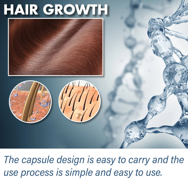 Hoegoa Moroccan Hair Regrowth Capsules – Nourishing Leave-In Treatment for Hair Thinning & Scalp Health (30pcs)