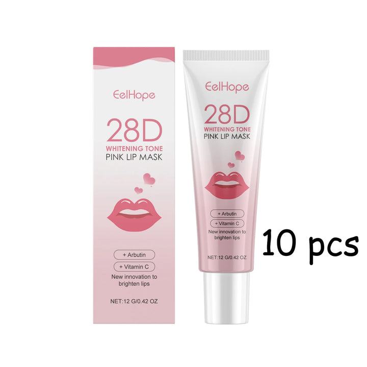 EELHOPE Lip Balm – Fade Lines, Brighten & Moisturize – With Shea Butter – Pink Lip Mask & Gloss