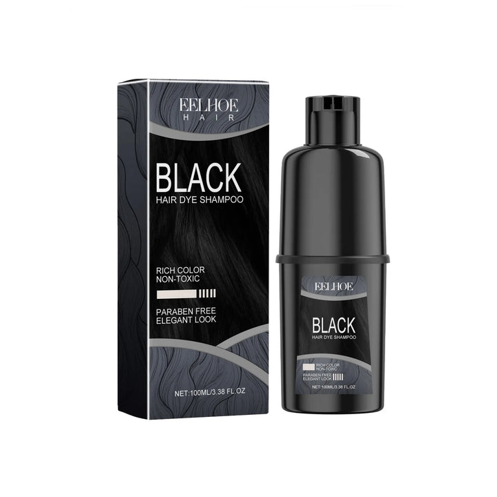 Eelhoe Instant Herbal Hair Color Shampoo – Gray Coverage & Lasting Shine (100ml)