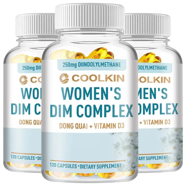 DIM Supplements for Women – Hormone Balance, Estrogen Metabolism, Menopause Support & Antioxidant | 120 Capsules