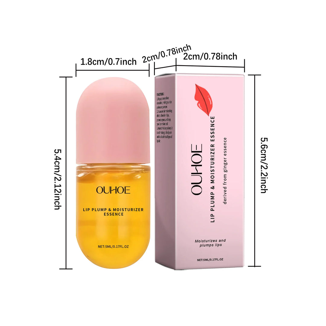 Ouhoe Luxe Lip Plumper Oil – Instant Volume & Hydrating Lip Essence (5ml)