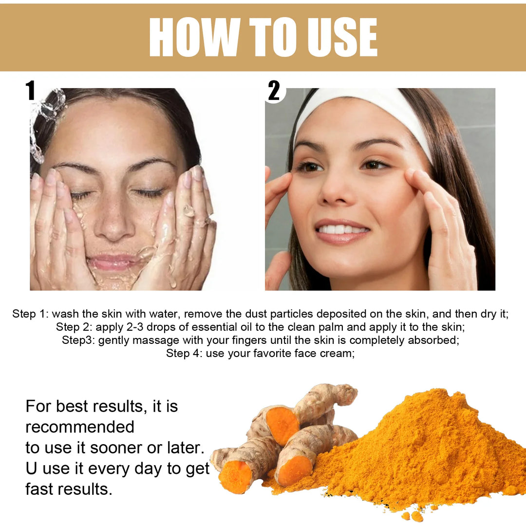 EmpowerEase Turmeric Dark Spot Correction Serum – Brighten Skin Tone, Fade Dark Spots & Hydrate