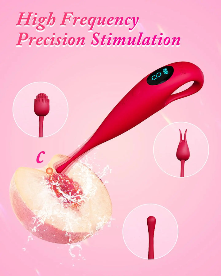 Clitoral Vibrator for Women – Precision Nipple Stimulator & Couples Intimacy Toy, Adjustable High-Frequency Vibrations, Discreet & Travel-Friendly