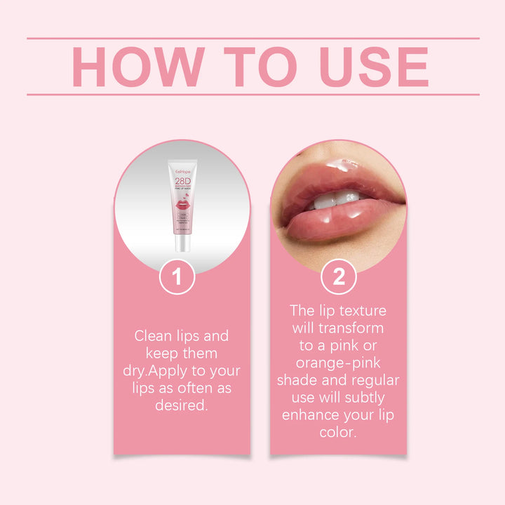 EELHOPE Lip Balm – Fade Lines, Brighten & Moisturize – With Shea Butter – Pink Lip Mask & Gloss