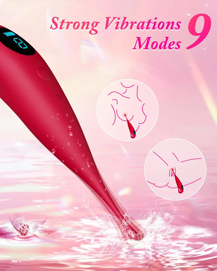 Clitoral Vibrator for Women – Precision Nipple Stimulator & Couples Intimacy Toy, Adjustable High-Frequency Vibrations, Discreet & Travel-Friendly