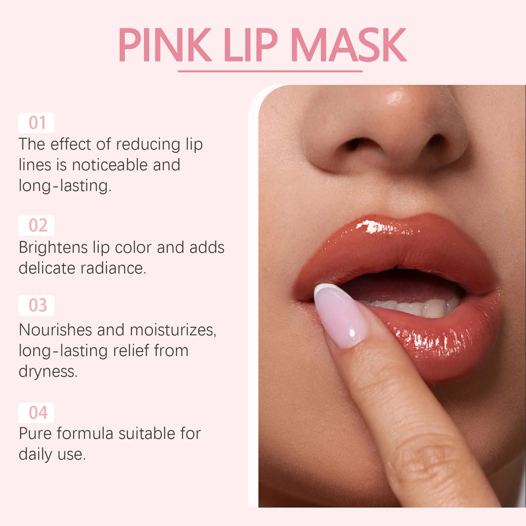 EELHOPE Lip Balm – Fade Lines, Brighten & Moisturize – With Shea Butter – Pink Lip Mask & Gloss