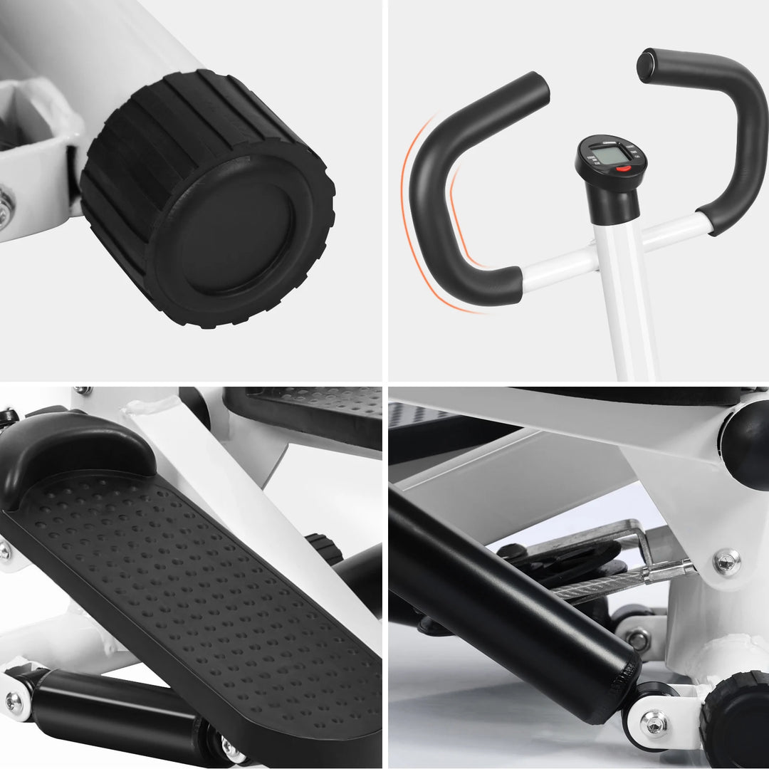 EmpowerTone Smart Stepper with Handlebar & Resistance Bands