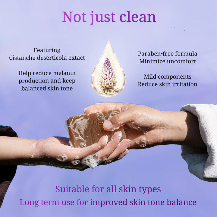 Hydrating Radiance Bar Soap with Cistanche Extract & Hyaluronic Hydration