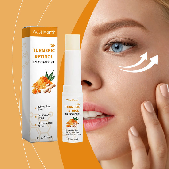 EmpowerEase Turmeric Retinol Eye Cream Stick – Brighten, Firm & De-Puff