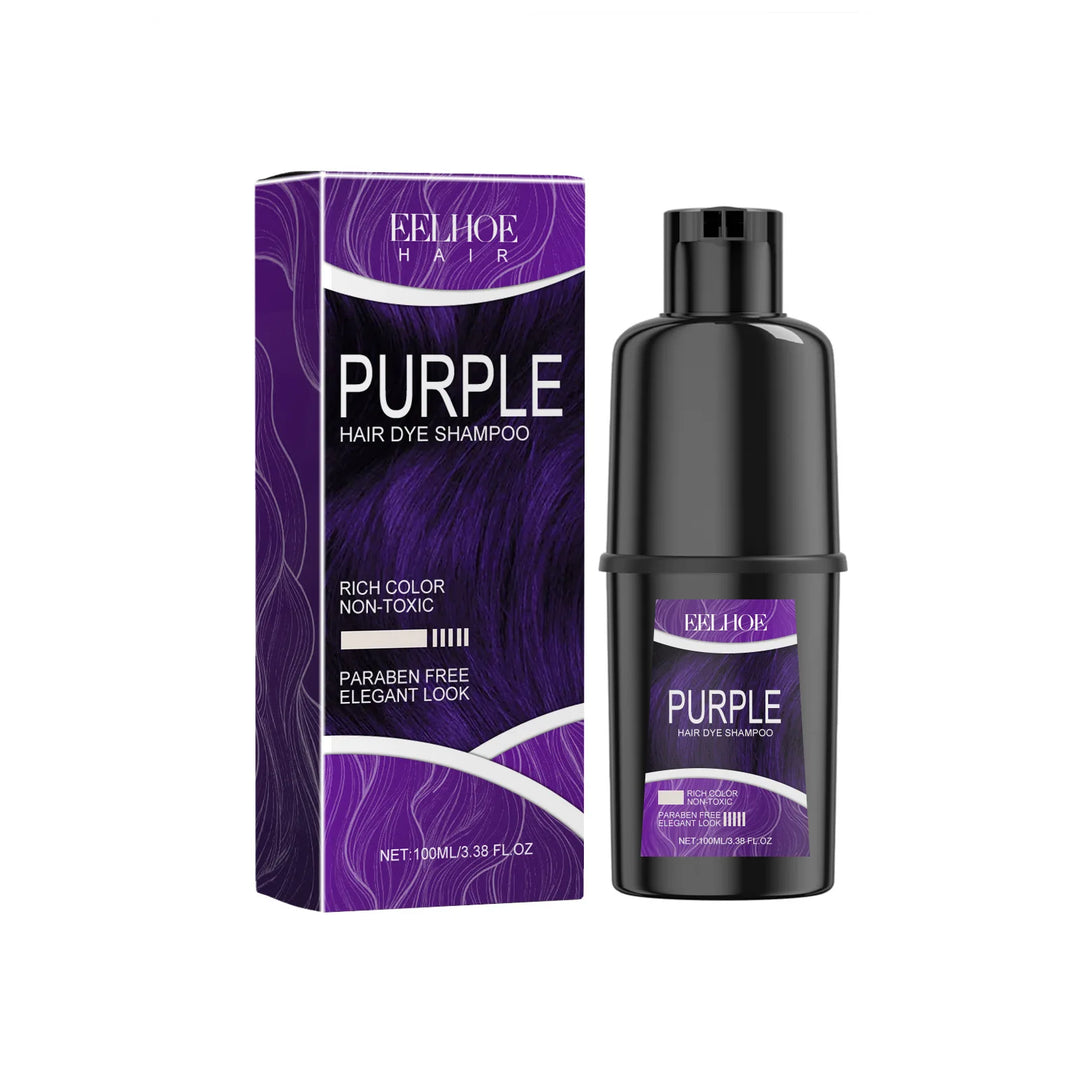 Eelhoe Instant Herbal Hair Color Shampoo – Gray Coverage & Lasting Shine (100ml)