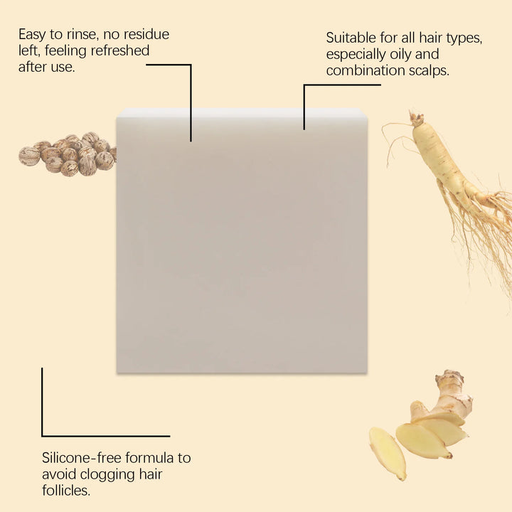 Hoegoa Rice Shampoo Bar – 100g Natural Hair Soap for Strengthening, Anti-Dandruff & Nourishing Scalp Care