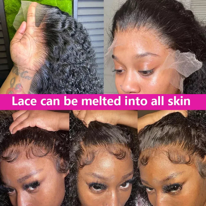 Empower Waves Brazilian Deep Wave Lace Frontal Wig – Short HD Bob, 200% Density