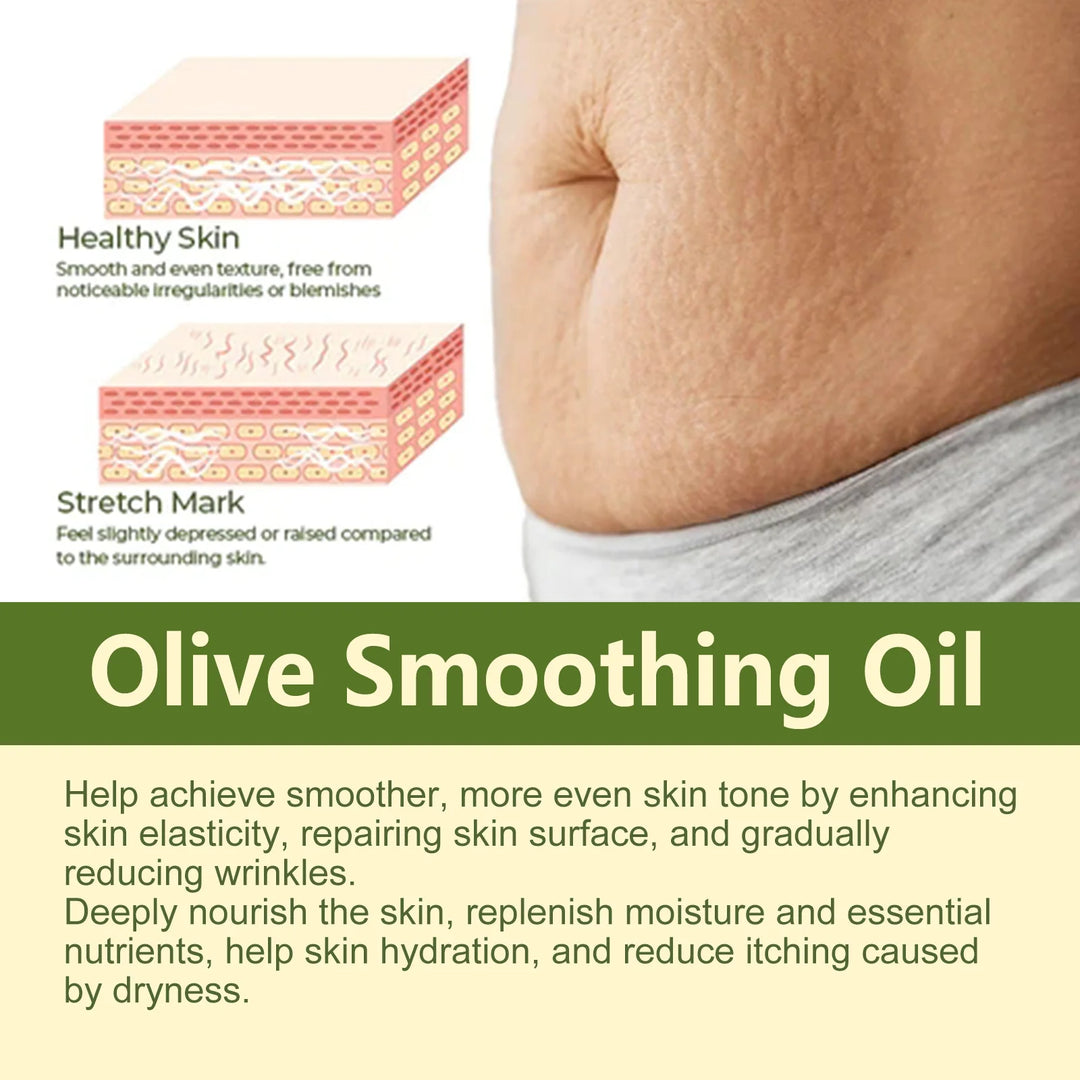 EELHOE Olive Smoothing Oil – Stretch Mark & Scar Repair Massage Oil