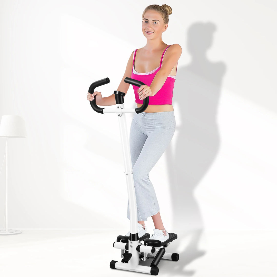 EmpowerTone Smart Stepper with Handlebar & Resistance Bands