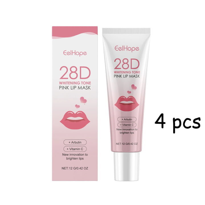 EELHOPE Lip Balm – Fade Lines, Brighten & Moisturize – With Shea Butter – Pink Lip Mask & Gloss