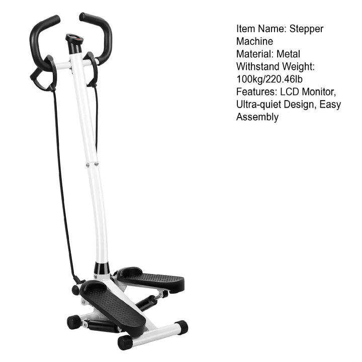 EmpowerTone Smart Stepper with Handlebar & Resistance Bands