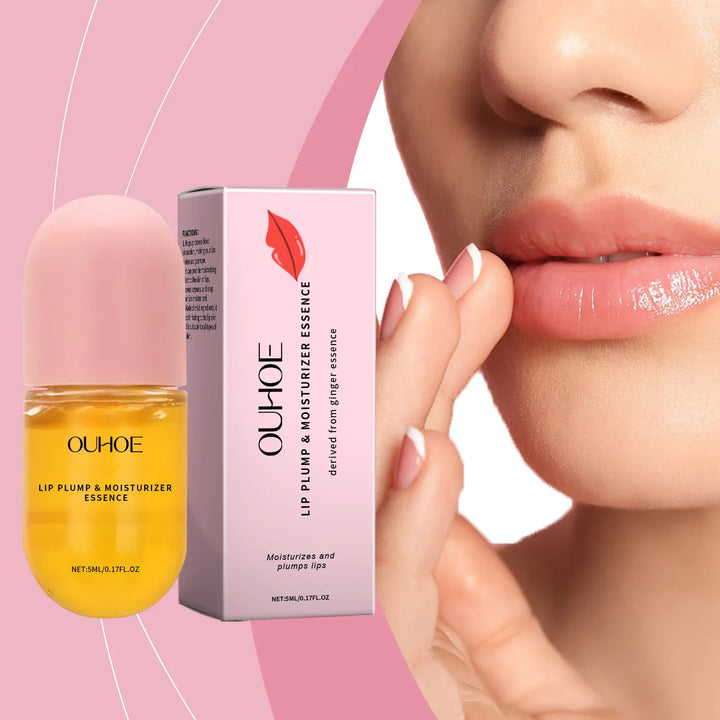 Ouhoe Luxe Lip Plumper Oil – Instant Volume & Hydrating Lip Essence (5ml)