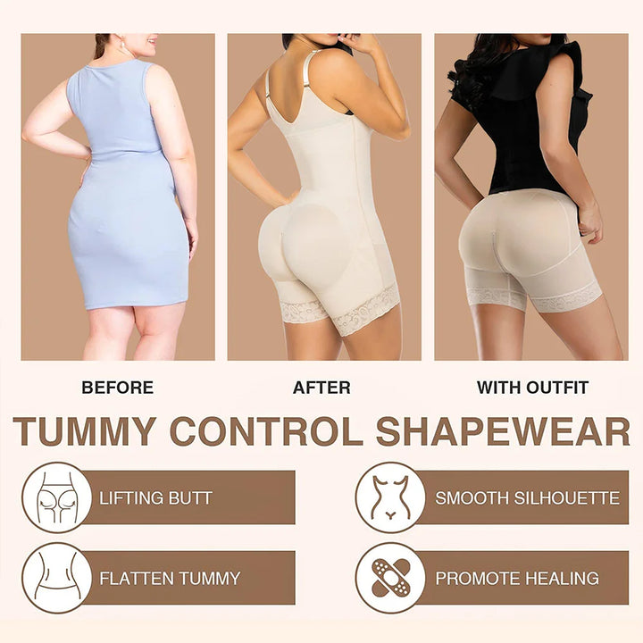 EmpowerEase Colombian Tummy Control Shapewear Bodysuit