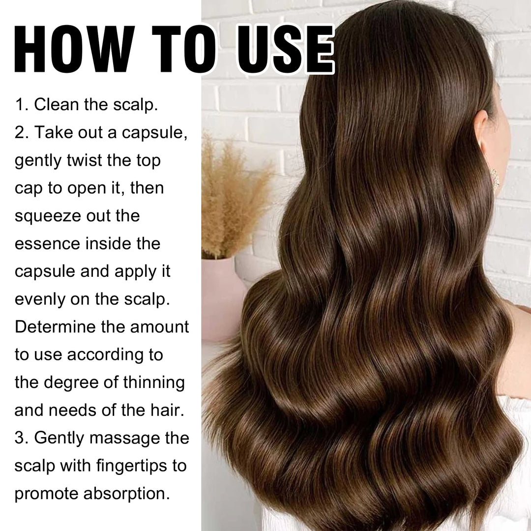 HOEGOA Hair Regrowth Capsules – Morocco Essential Oil Scalp Treatment (30pcs)