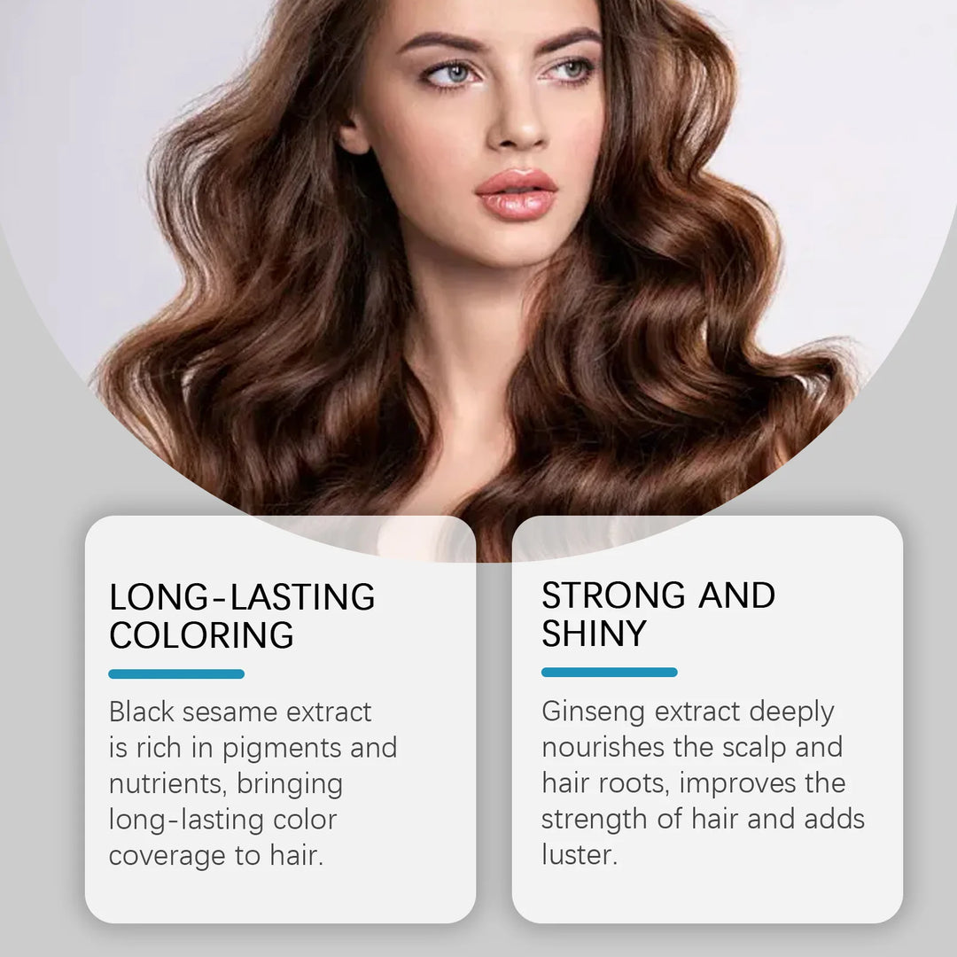 Eelhoe Instant Herbal Hair Color Shampoo – Gray Coverage & Lasting Shine (100ml)