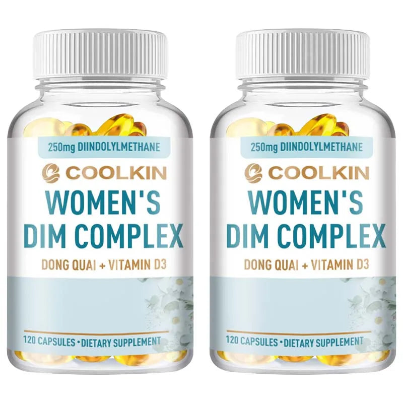 DIM Supplements for Women – Hormone Balance, Estrogen Metabolism, Menopause Support & Antioxidant | 120 Capsules