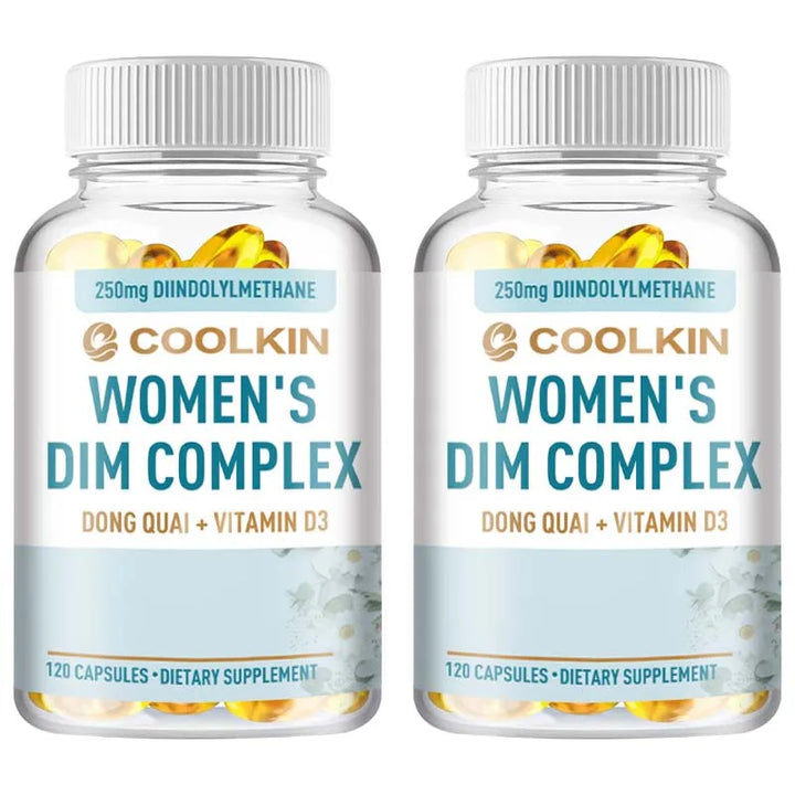 DIM Supplements for Women – Hormone Balance, Estrogen Metabolism, Menopause Support & Antioxidant | 120 Capsules