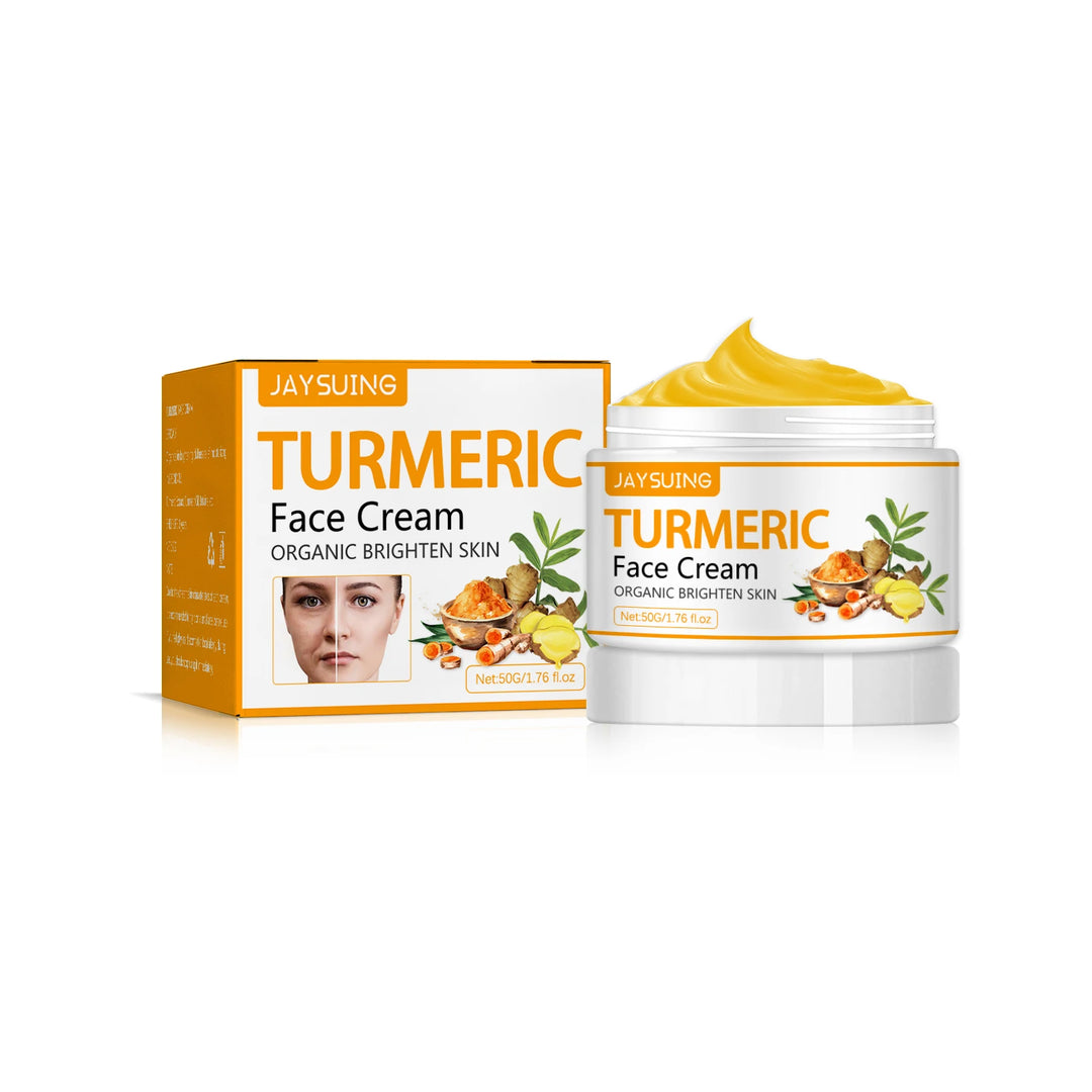 Jaysuing 50g Turmeric Firm Face Cream – Hydrating, Brightening & Anti-Aging Skincare