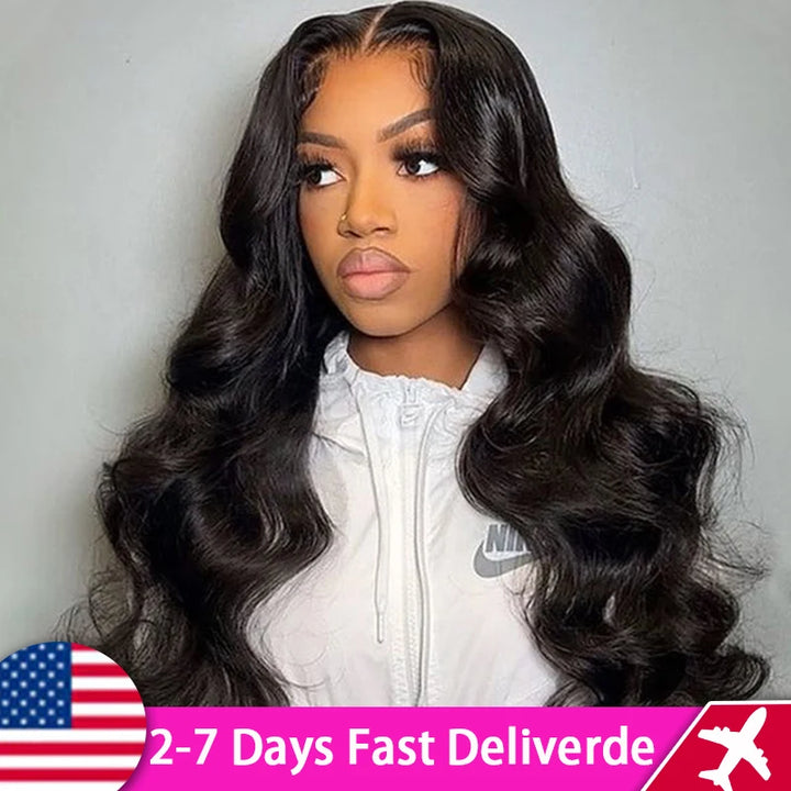 Radiance Body Wave Lace Front Wig – 26”+ Brazilian Remy Hair, HD Lace, 180% Density