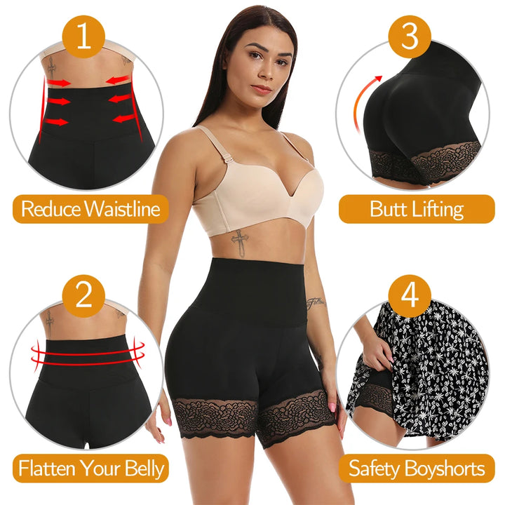 High Waist Tummy Control Shaper Shorts – Butt Lifter & Thigh Slimmer