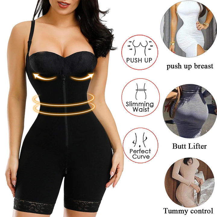 Colombian Waist Trainer Body Shaper – Postpartum Slimming & Butt Lifting Girdle