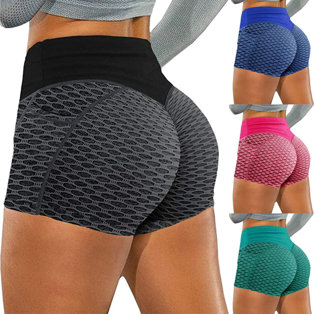 Sculpt & Flow Butt-Lifting Yoga Shorts – Breathable Compression Fit
