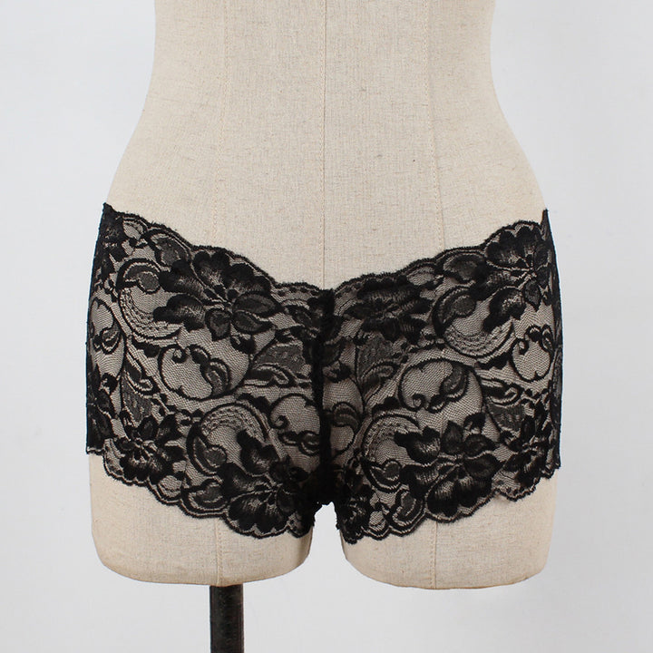 EmpowerEase Floral Lace Sheer Brief – Seamless, Soft & Seductive