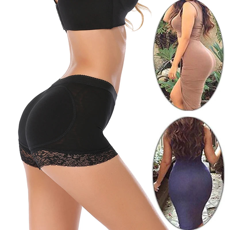 EmpowerEase Padded Butt-Lift Shaping Panties – Removable Padding, Sculpting Fit