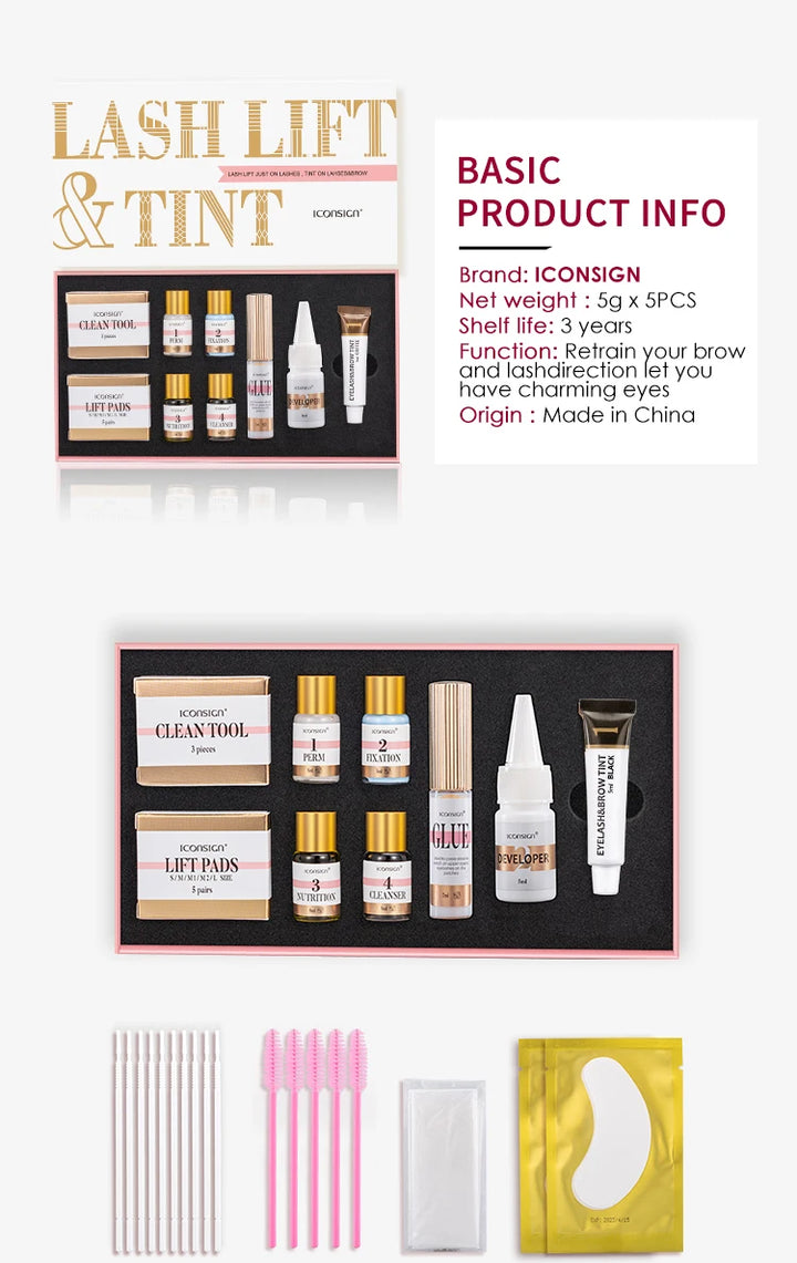 Luxe Lash & Brow Sculpting Tint + Lift Kit
