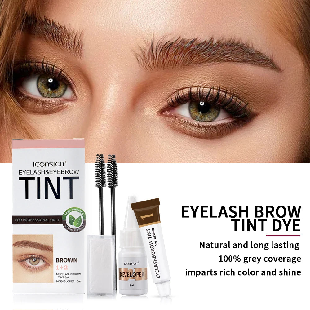 Lash & Brow Luxe Tint Kit – 15-Minute Waterproof Color